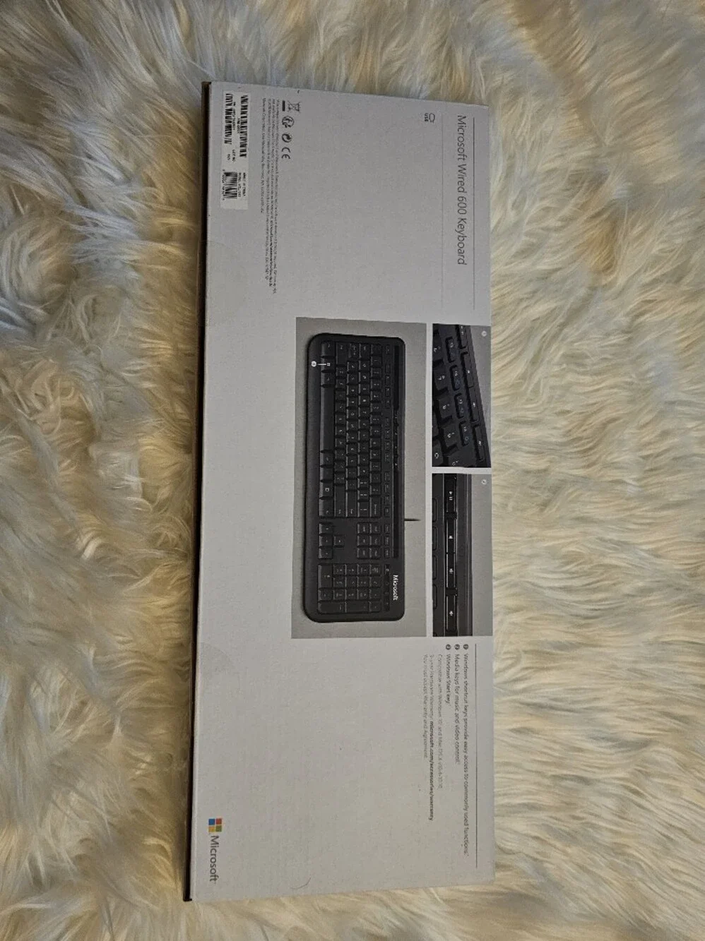 MICROSOFT Wired Keyboard 600 - Black